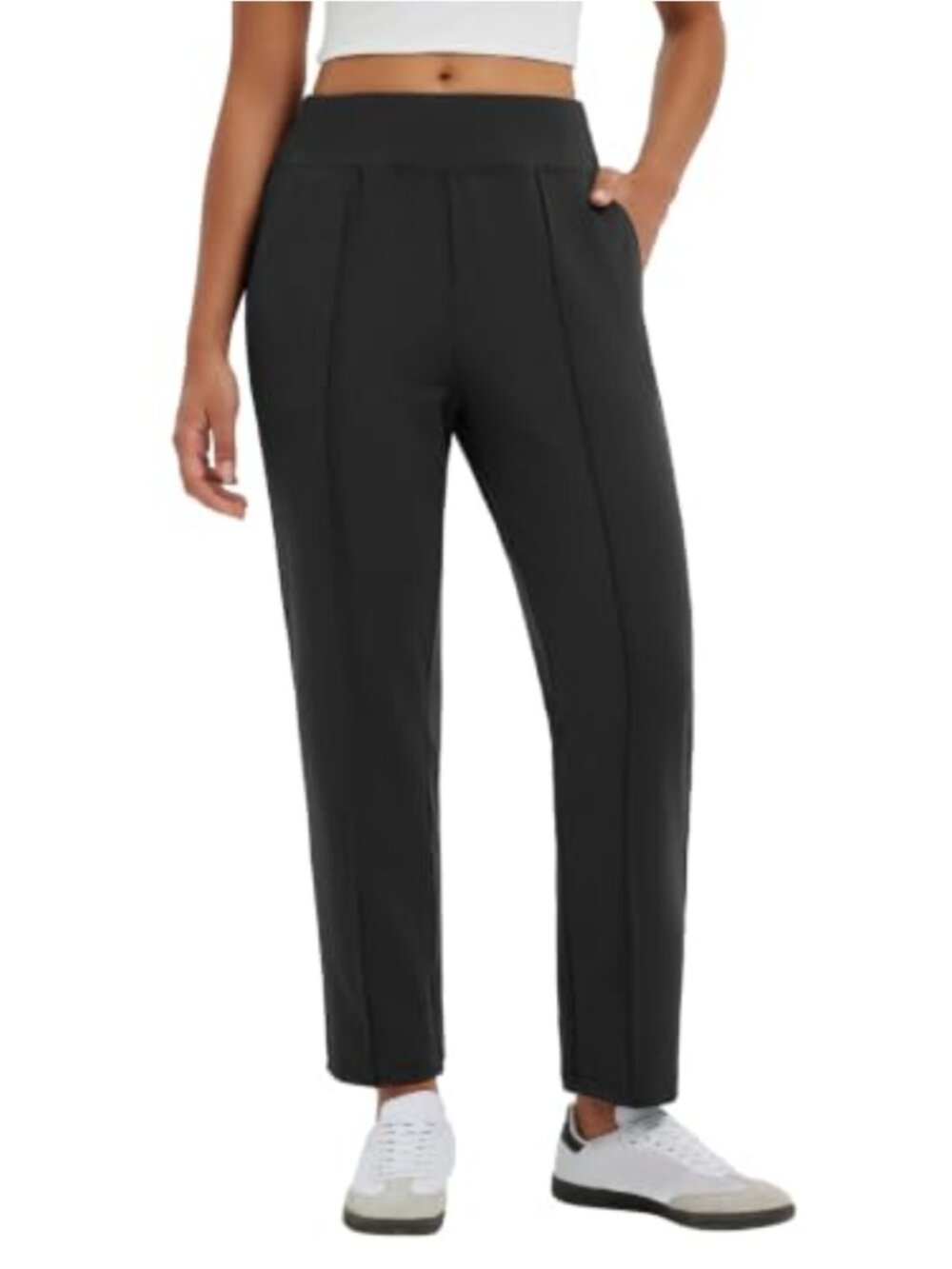 Baleaf Women's Travel Pants Stretch Ankle Golf Dressy Work Business Casual